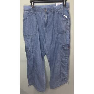 Style & Co Mid Rise Straight Bungee Capri